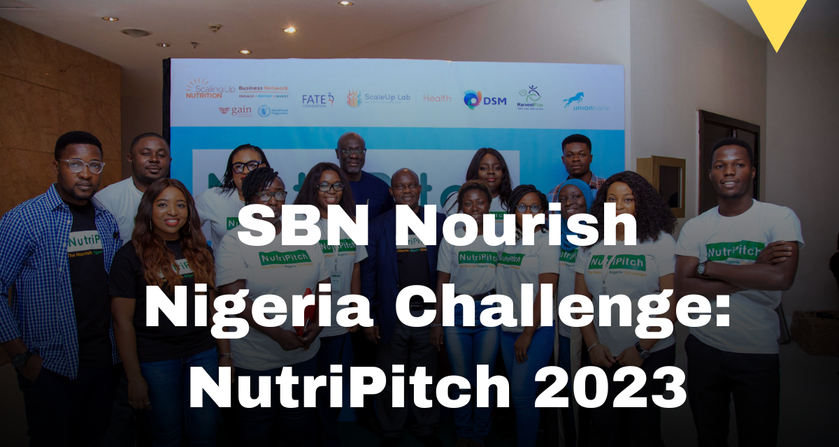 NutriPitch 2023 | SBN-Fate Foundation Nourish Nigeria Challenge